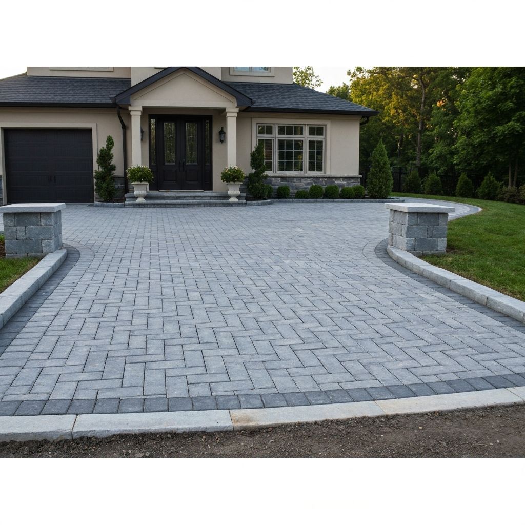 Реализованный проект: подъездная дорожка